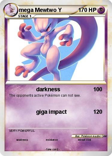 Pokemon mega Mewtwo Y