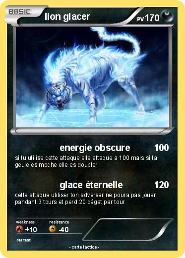 Pokemon lion glacer
