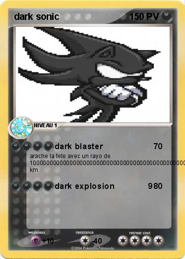 Pokemon dark sonic