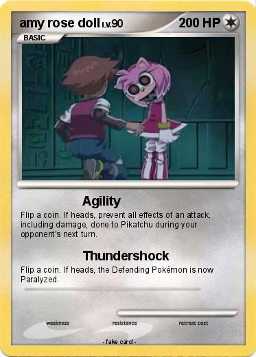 Pokemon amy rose doll