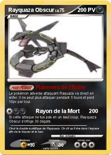 Pokemon Rayquaza Obscur