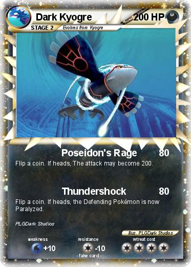 Pokemon Dark Kyogre