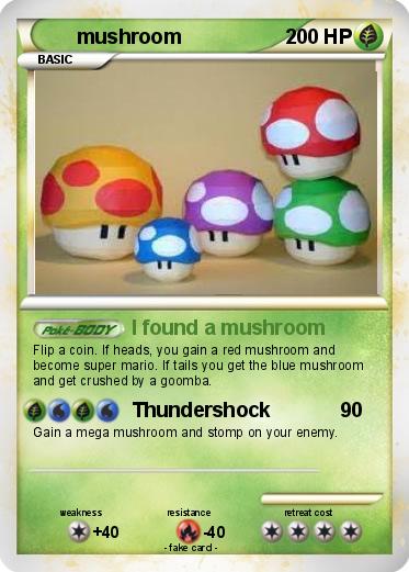 Pokemon mushroom