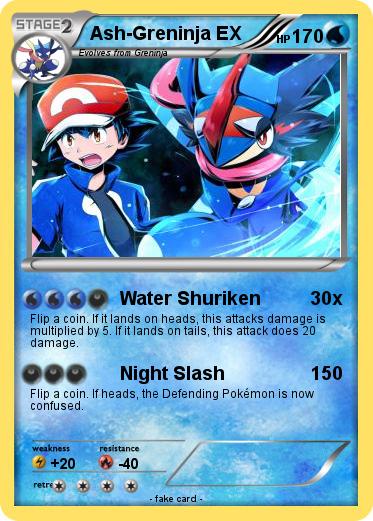 Pokemon Ash-Greninja EX