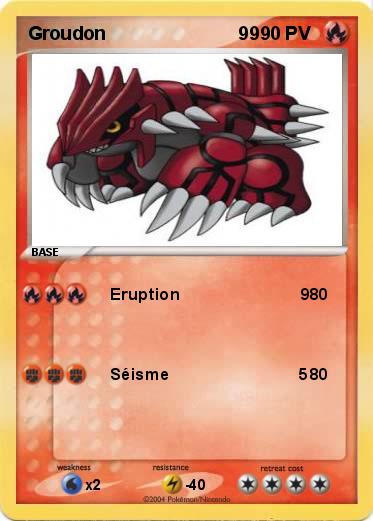 Pokemon Groudon                          99