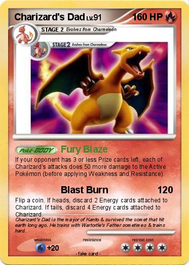 Pokemon Charizard's Dad