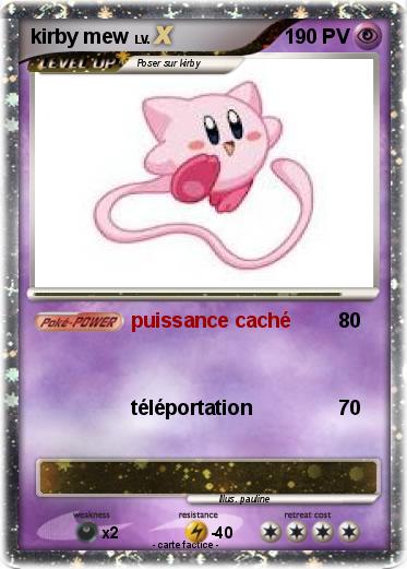 Pokemon kirby mew