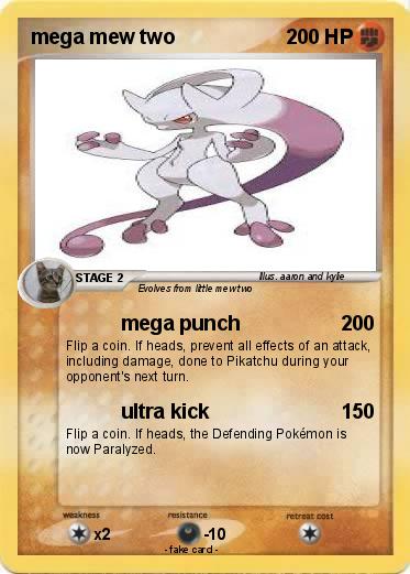 Pokemon mega mew two