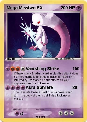 Pokemon Mega Mewtwo EX