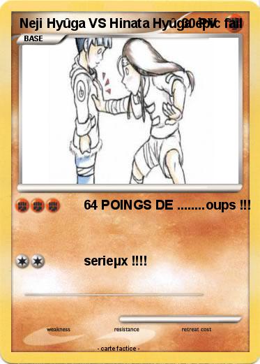 Pokemon Neji Hyûga VS Hinata Hyûga épic fail