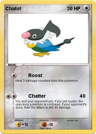 Pokemon Chatot