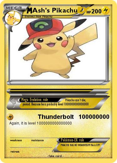Pokemon Ash's Pikachu