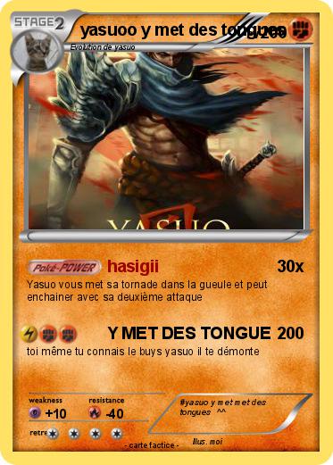 Pokemon yasuoo y met des tongues