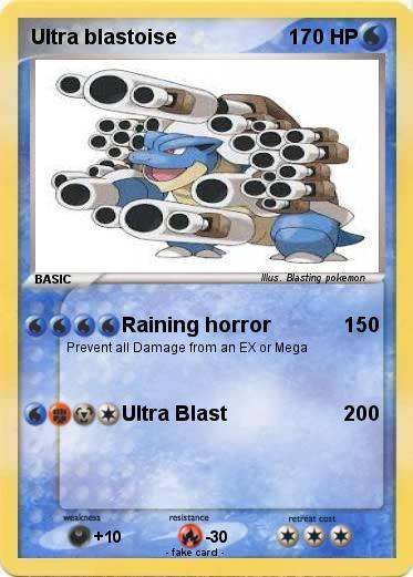 Pokemon Ultra blastoise