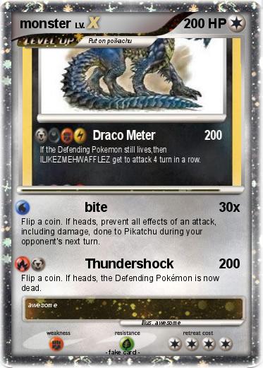 Pokemon monster