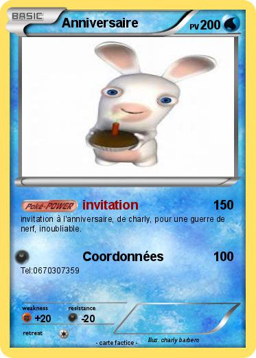 Pokemon Anniversaire