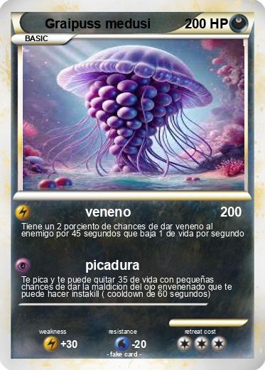 Pokemon Graipuss medusi