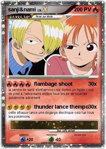 Pokemon sanji&nami