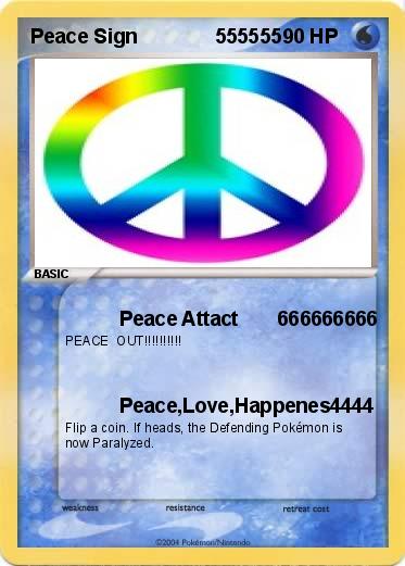 Pokemon Peace Sign              555555