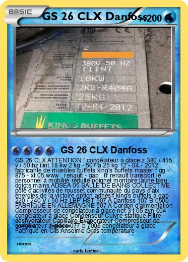 Pokemon GS 26 CLX Danfoss