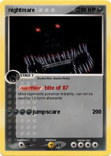 Pokemon nightmare