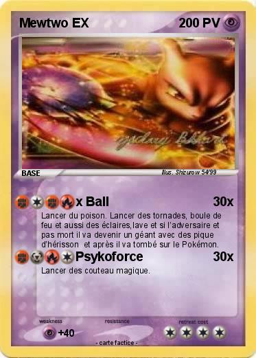 Pokemon Mewtwo EX