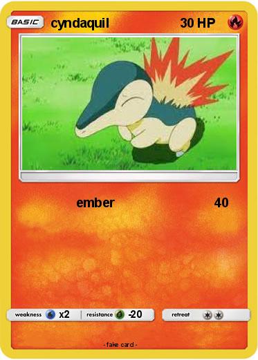 Pokemon cyndaquil