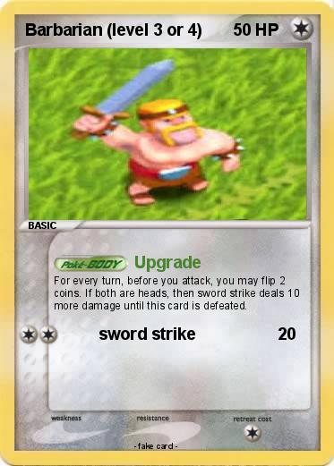 Pokemon Barbarian (level 3 or 4)