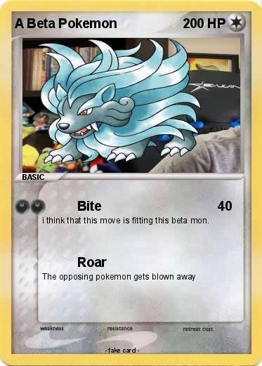 Pokemon A Beta Pokemon