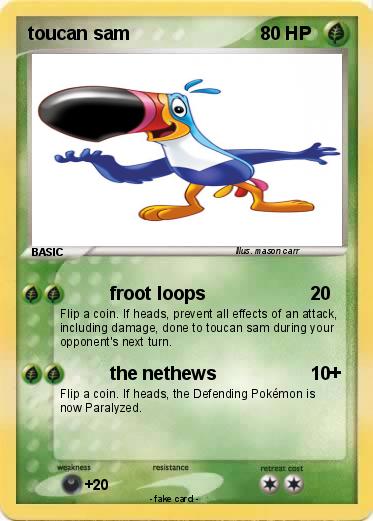 Pokemon toucan sam