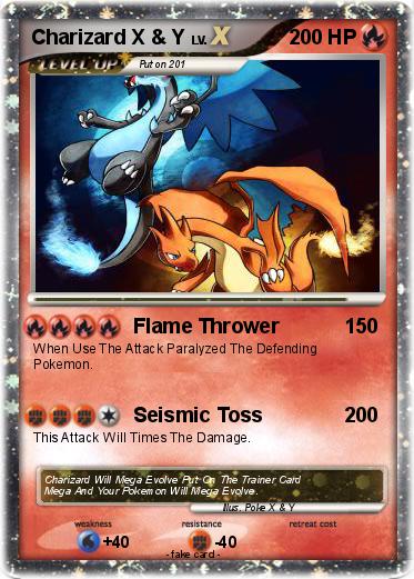 Pokemon Charizard X & Y