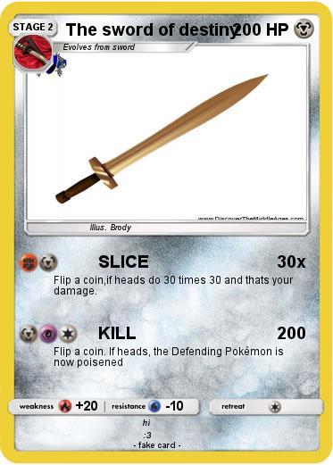Pokemon The sword of destiny