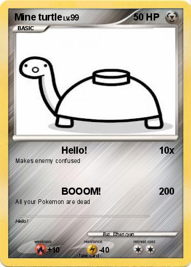 Pokemon Mine turtle