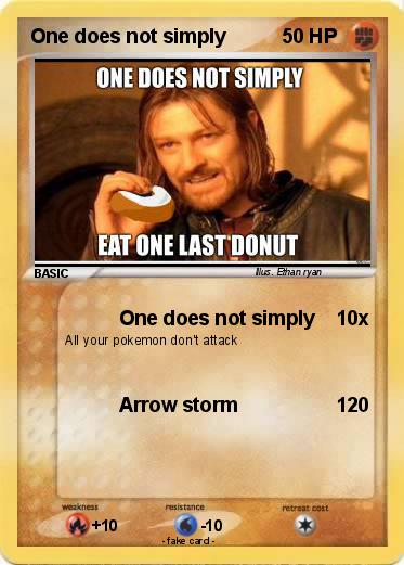 Pokemon One does not simply