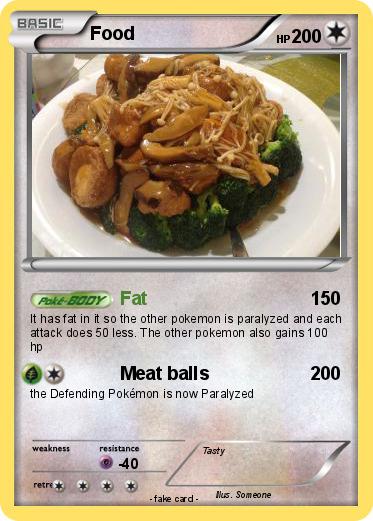 Pokemon Food