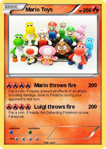 Pokemon Mario Toys