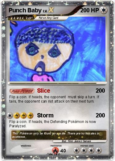 Pokemon Punch Baby