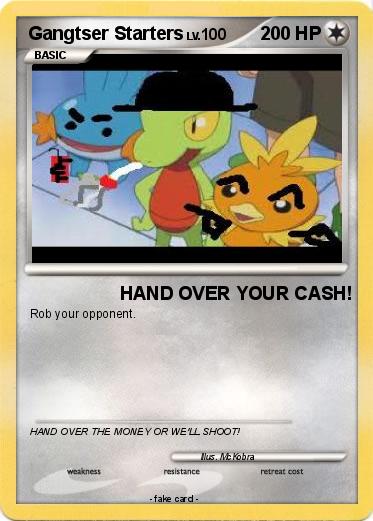 Pokemon Gangtser Starters