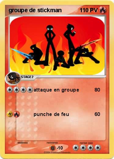 Pokemon groupe de stickman