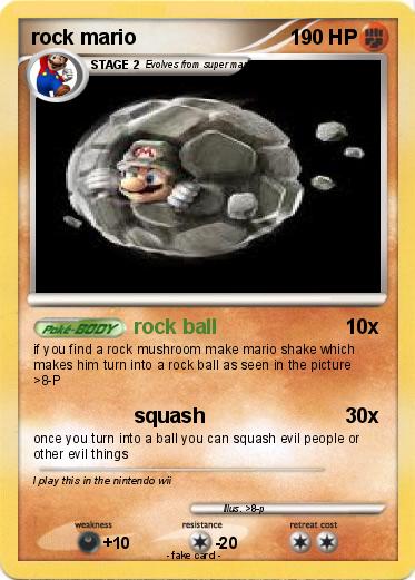Pokemon rock mario