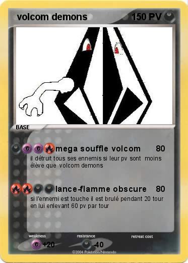 Pokemon  volcom demons