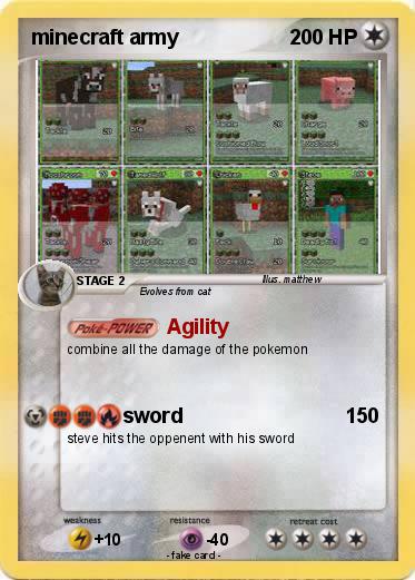 Pokemon minecraft army