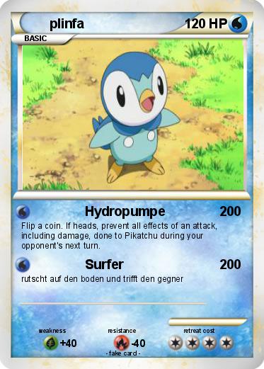 Pokemon plinfa