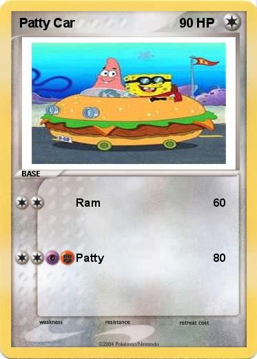 Pokemon Patty Car