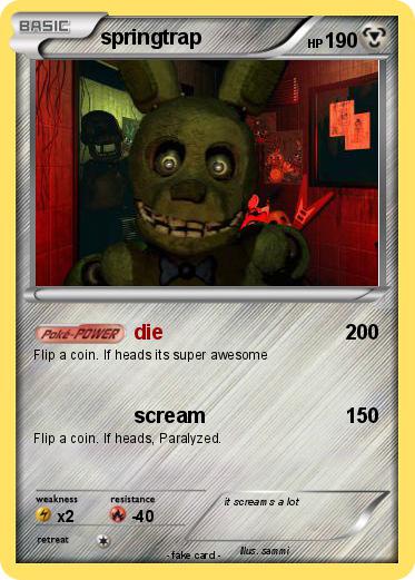 Pokemon springtrap