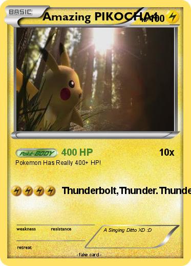 Pokemon Amazing PIKOCHA4