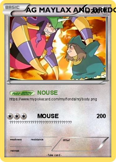 Pokemon AG MAYLAX AND DREDOS