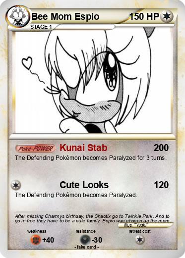 Pokemon Bee Mom Espio