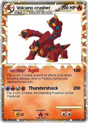 Pokemon Volcano crusher