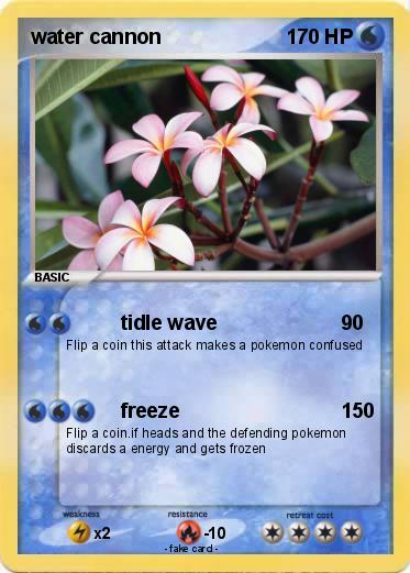 Pokemon water cannon